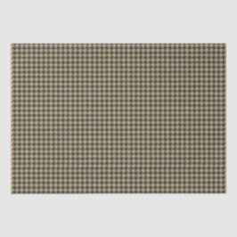 Papel De Seda Houndstooth - Taupe Pálido -