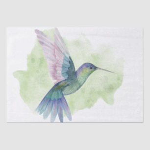 Papel De Seda Hummingbird Watercolor Art