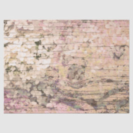 Papel De Seda Hydrangea Floral Sepia Tan Country Vintage Madeira