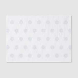 Papel De Seda Ice Blue Elegante Floco de Neve Floco de Natal Mol
