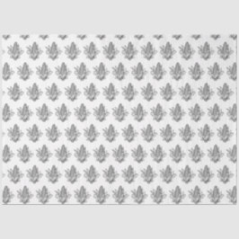 Papel De Seda Ícone do milho doce preto e branco