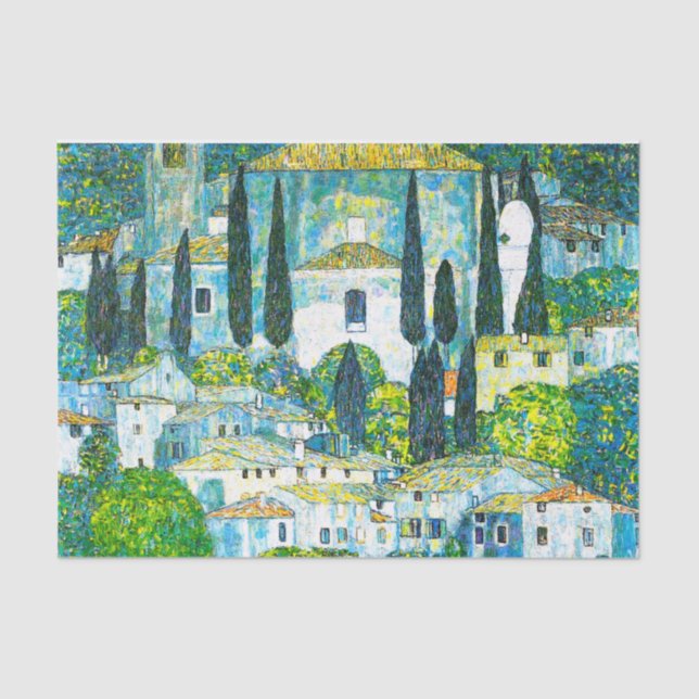 Papel De Seda Igreja de Cassone Gustav Klimt (Frente )