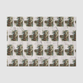 Papel De Seda Igreja de Natal Carols Vitorianos Música Cristã