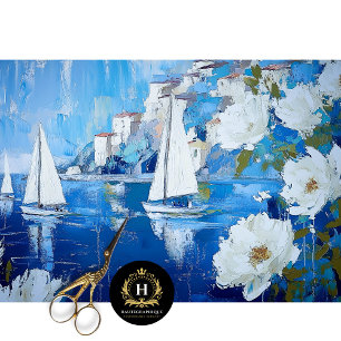Papel De Seda Ilha de Santa Catalina Califórnia Decoupage