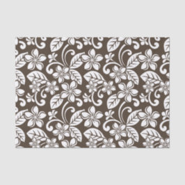 PAPEL DE SEDA ILHA PLUMERIA (CAFÉ BROWN)