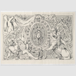 Papel De Seda Ilustração Anterior de Desligamento de Ephemera Vi