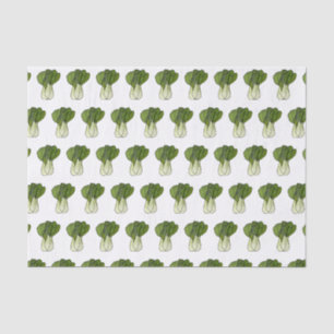 Papel De Seda Ilustração de desenho animado Bok choy