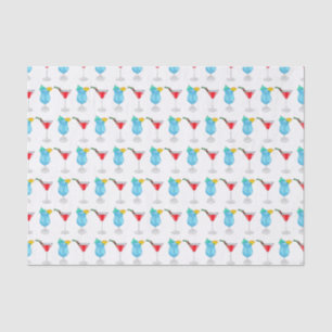 Papel De Seda Ilustração de desenho animado coquetel