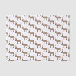 Papel De Seda Ilustração de desenho animado de antílope Saiga