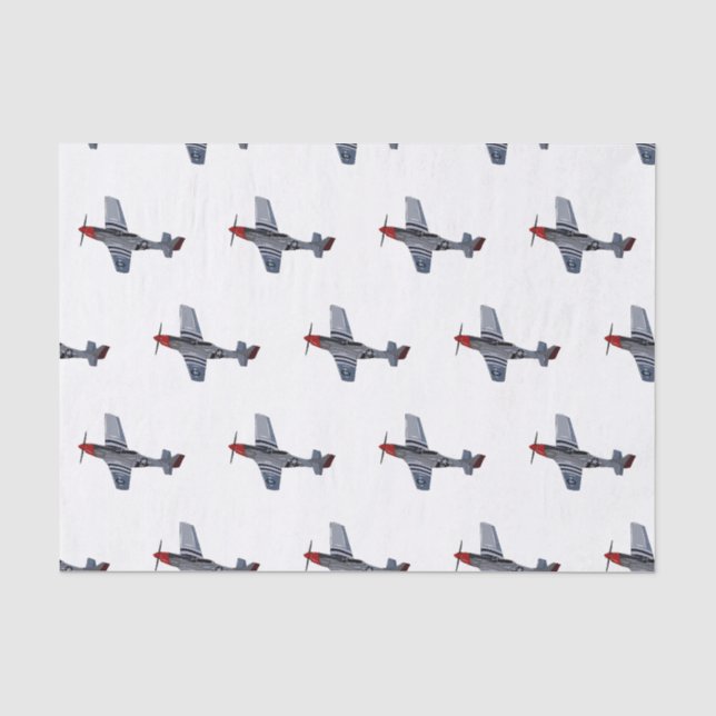 Papel De Seda Ilustração de desenho animado de bombardeiro (Frente )