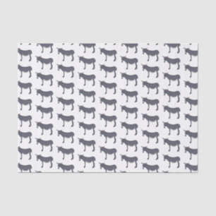 Papel De Seda Ilustração de desenho animado de Donkey