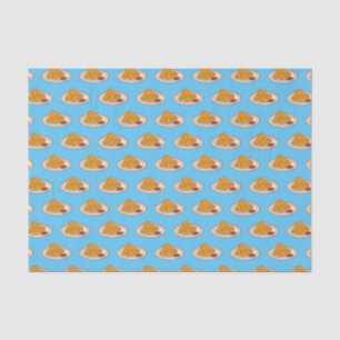 Papel De Seda Ilustração de desenho animado de frango desidratad