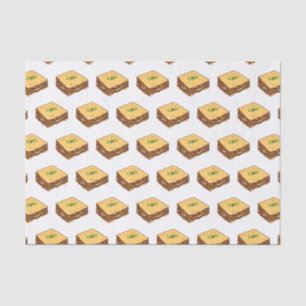 Papel De Seda Ilustração de desenho animado de Lasagna