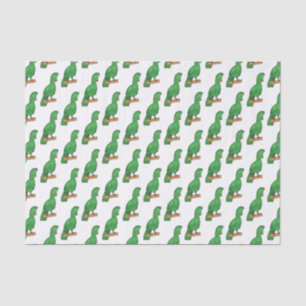 Papel De Seda Ilustração de desenho animado de pássaros guineens