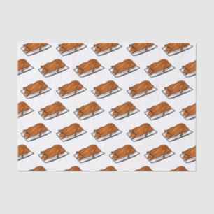 Papel De Seda Ilustração de desenho animado de patos-de-porco