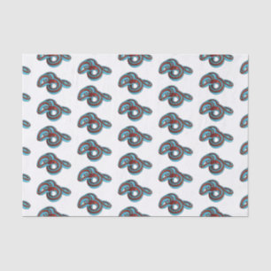 Papel De Seda Ilustração de desenho animado do cobra de garter d