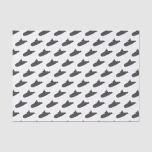 Papel De Seda Ilustração de desenho animado submarino