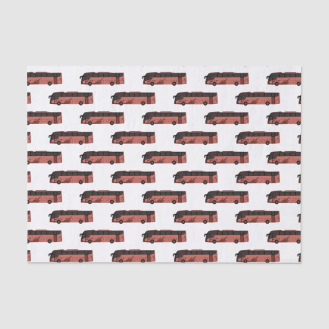 Papel De Seda Ilustração de desenho de barramento (Frente )