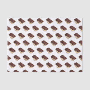 Papel De Seda Ilustração de desenho do peito de carne