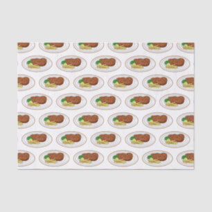 Papel De Seda Ilustração de desenho em bife