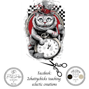 Papel De Seda Ilustração de Relógio de Bolso de Gato Fantasia De