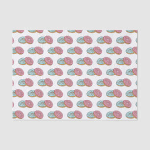 Papel De Seda ilustração do desenho animado de rosquinha