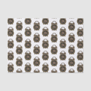Papel De Seda Ilustração do desenho do relógio do alarme