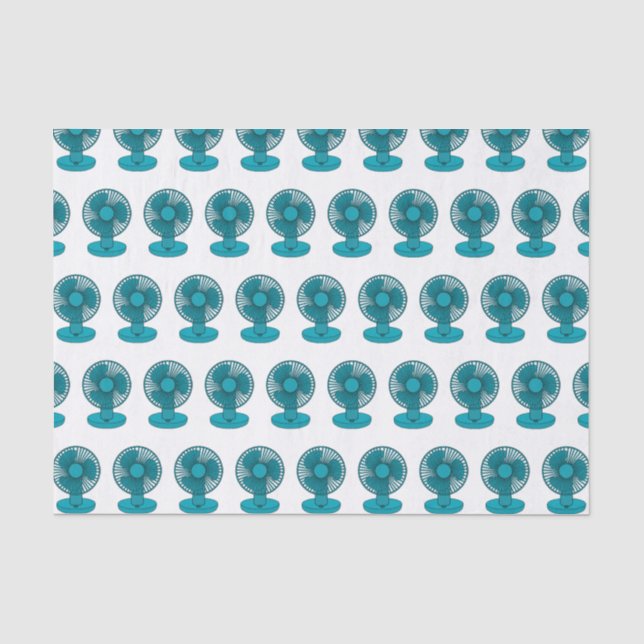 Papel De Seda Ilustração do desenho do ventilador (Frente )