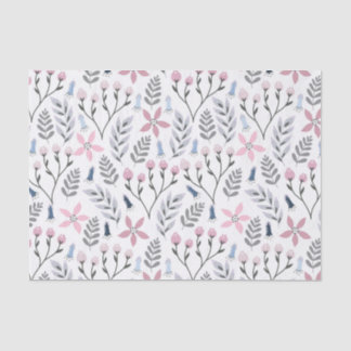 Papel De Seda Ilustração floral caindo