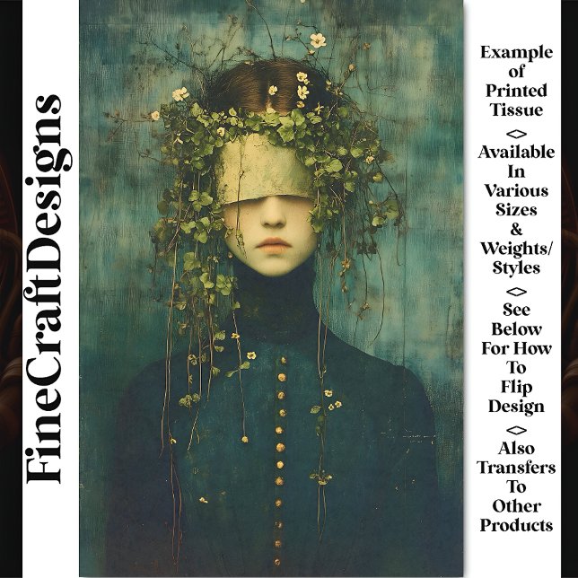 Papel De Seda Imagem Acadêmica Escura Figura BD7 (Criador carregado)