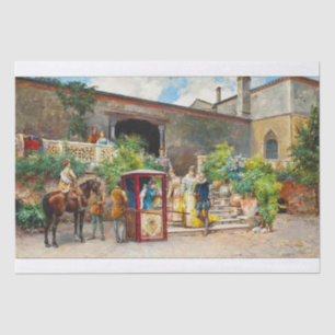 Papel De Seda Imagem bonita do vintage pronta para o decoupage