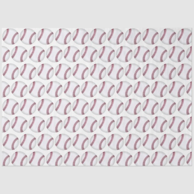 Papel De Seda Imagem de Baseball (Frente )