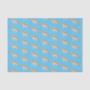 Papel De Seda Imagem de desenho animado de fennec fox