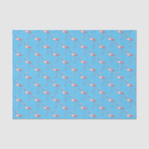 Papel De Seda Imagem de desenho animado de pássaro Flamingo