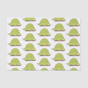 Papel De Seda Imagem de desenho animado verde-claro