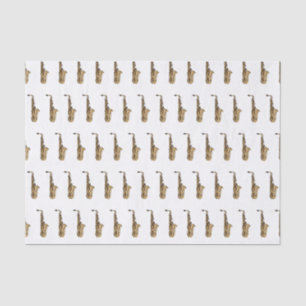 Papel De Seda Imagem de desenhos saxofônicos