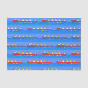 Papel De Seda Imagem engraçada de desenhos animados pelicanos