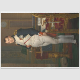 Papel De Seda Imperador Napoleão Bonaparte no Tecido das Tuilari