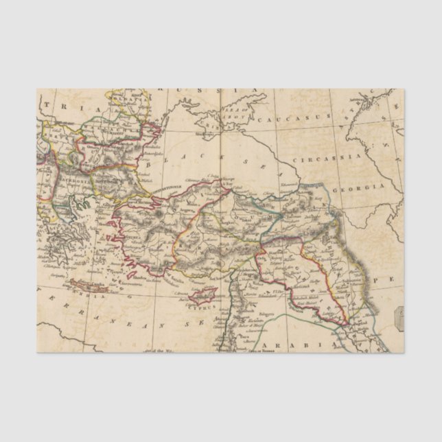 Papel De Seda Império otomano (Frente )