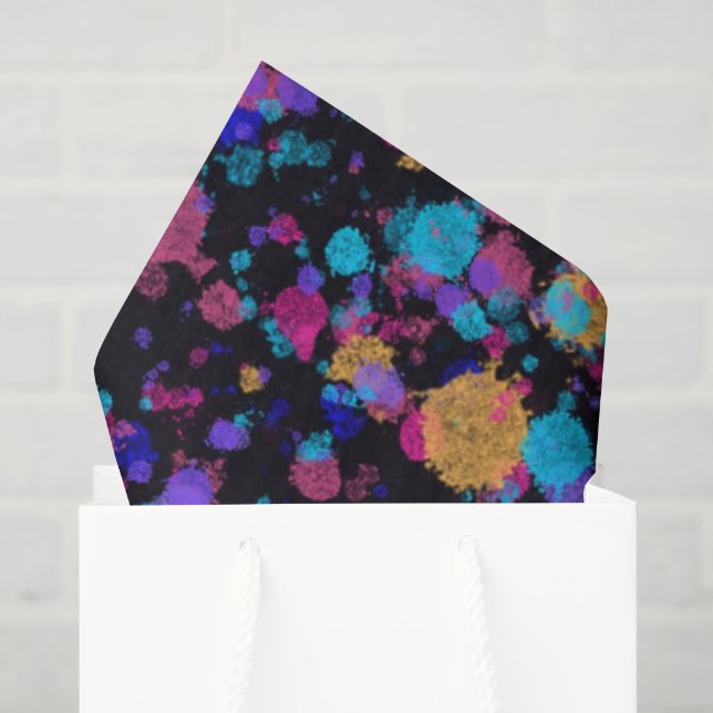 Papel De Seda Impressão Abstrata: Galáxias Distantes (Sacola de presentes)