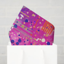 Impressão Abstrata Jubileu Magenta
