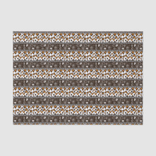 Papel De Seda Impressão africano com teste padrão da pele da