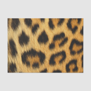 Papel De Seda Impressão animal da pele do leopardo