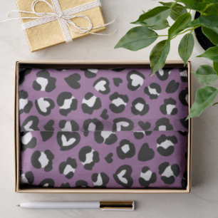 Papel De Seda Impressão Animal, Leopardo Roxo, Manchas de Chita,