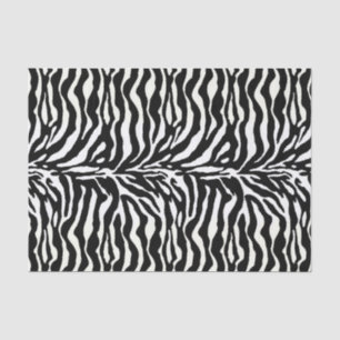 Papel De Seda Impressão animal, zebra em preto e branco