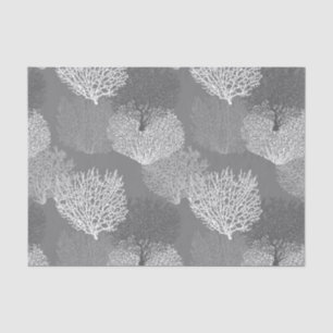 Papel De Seda Impressão coral do fã, máscaras das cinzas de