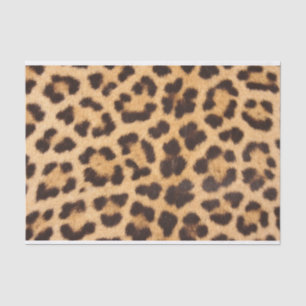 Papel De Seda Impressão da pele animal do leopardo