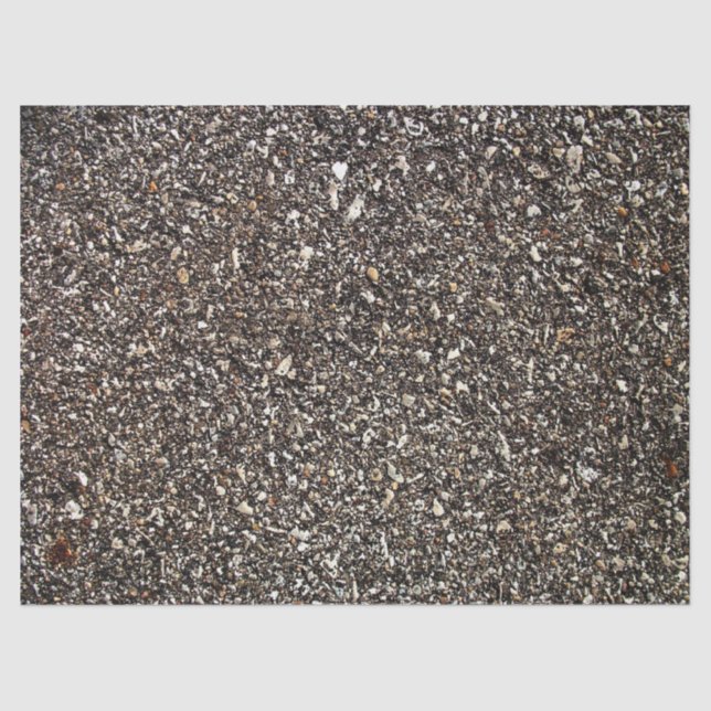 Papel De Seda Impressão de Asfalto Preto (Frente )