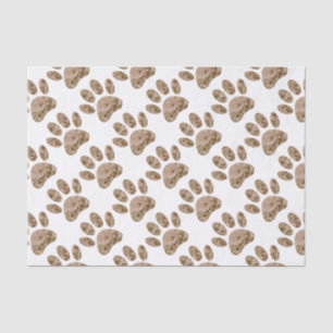 Papel De Seda Impressão de Cachorro do Deserto Distinto