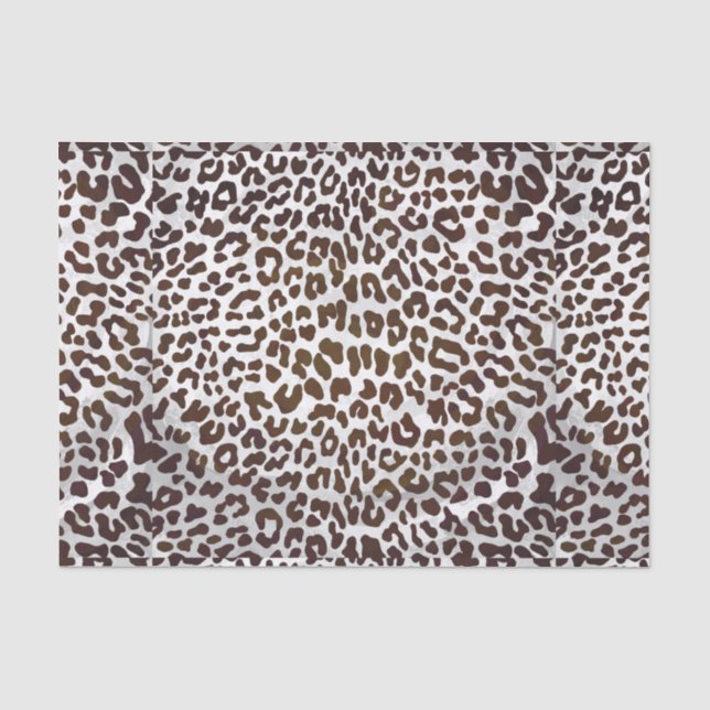 Papel De Seda Impressão de Chocolate Leopardo (Frente )